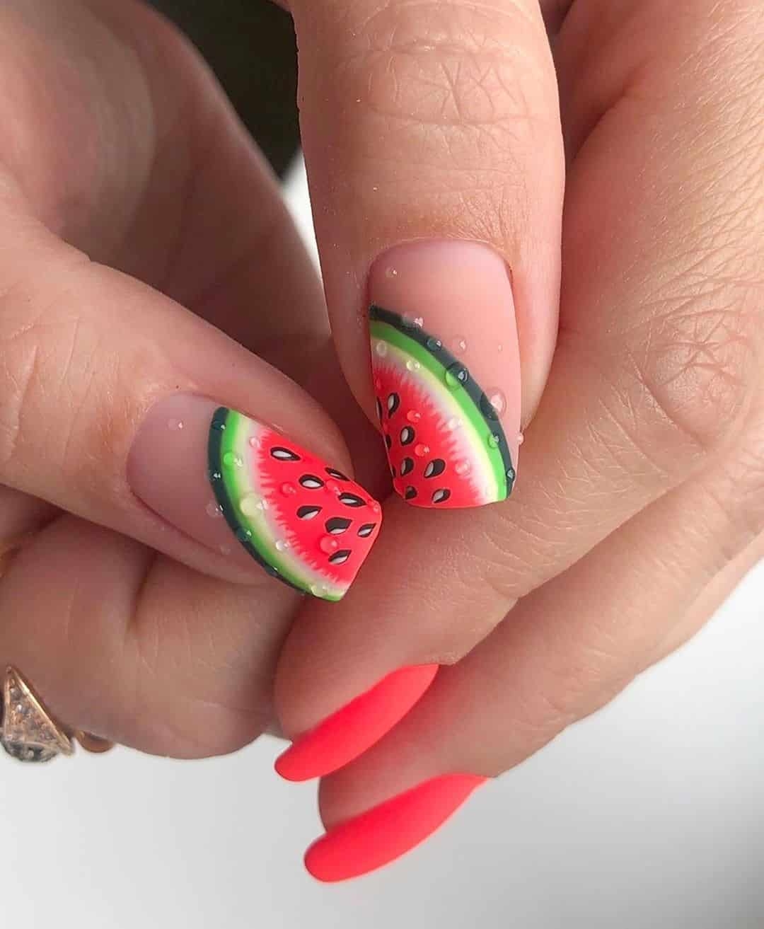 Ногти летние молодежные