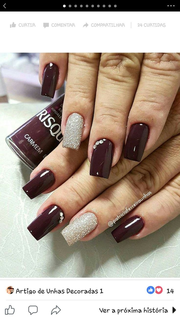 Лак Эсси темно красный