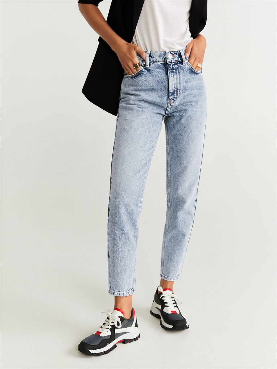 Джинсы бершка mom Fit