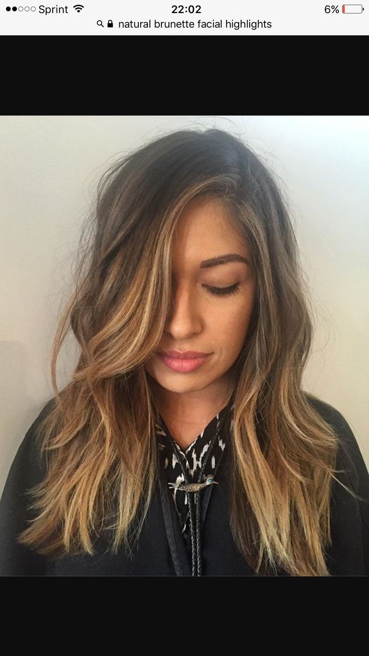 Длинное каре с мелированием