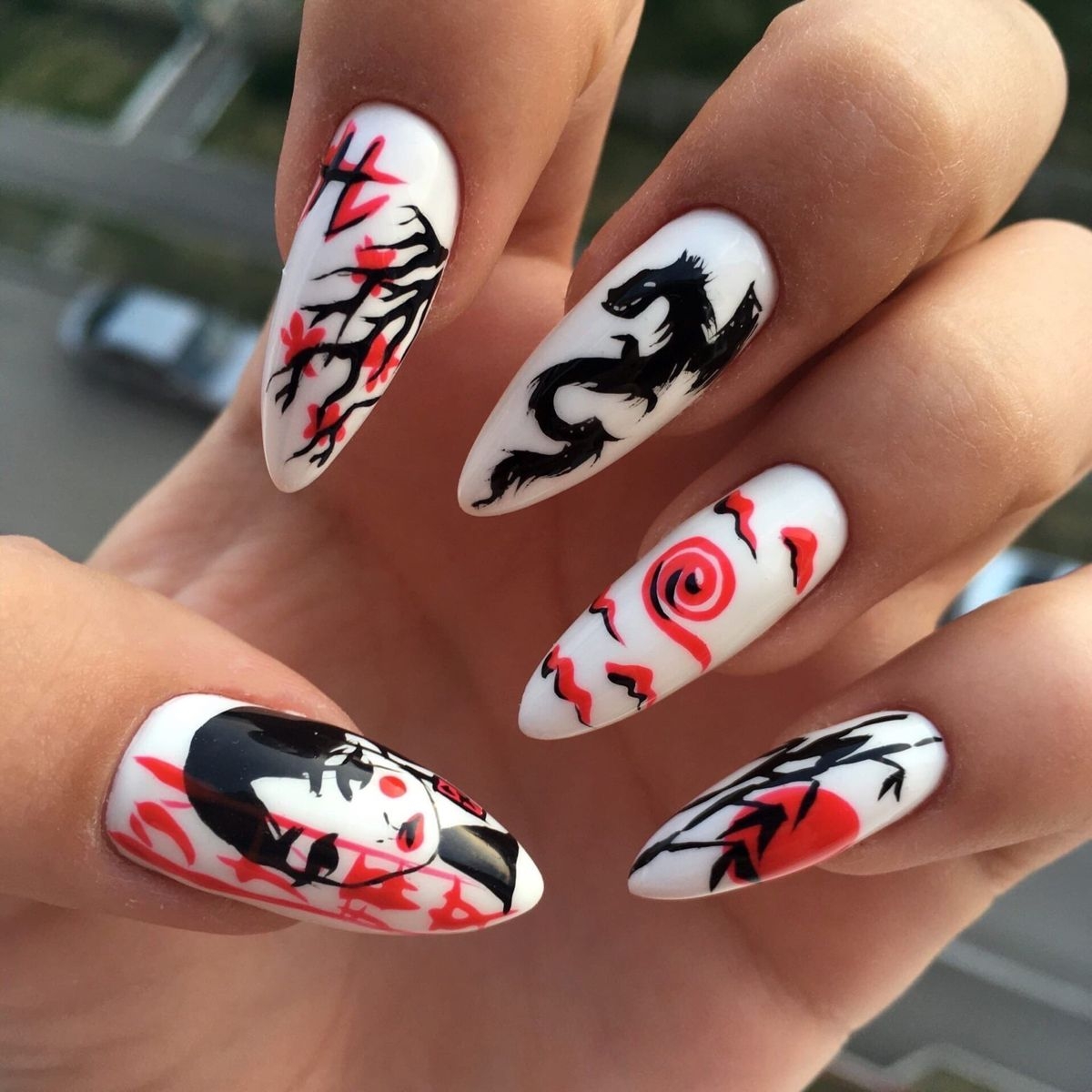 Ногти в стиле Японии
