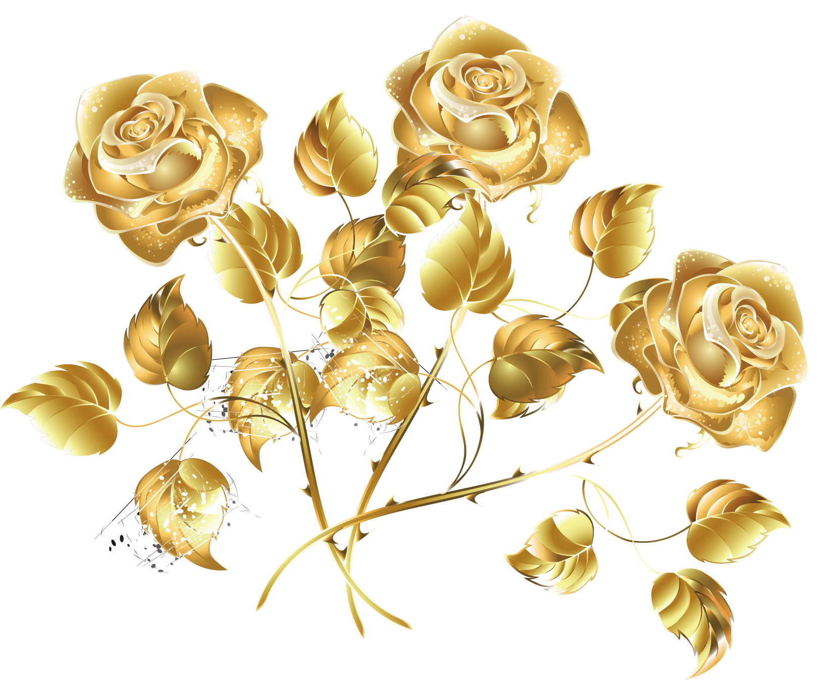 Золотые цветы на белом фоне (58 фото) - картинки modnica.club