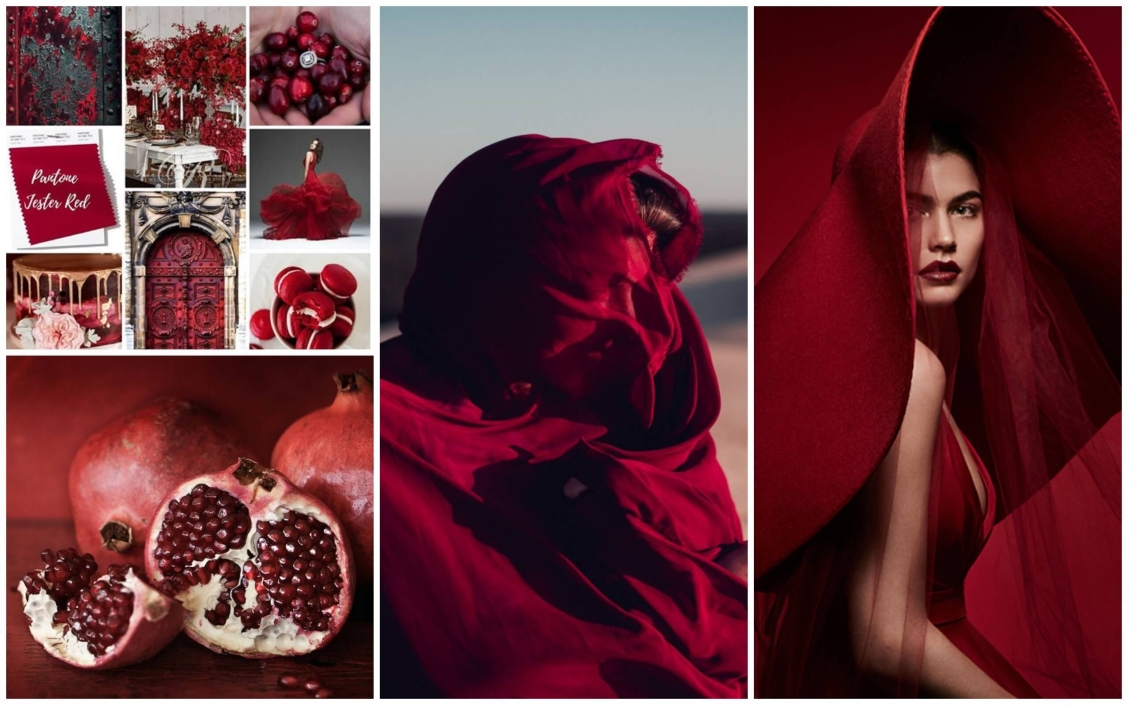 Цвет Pantone 19-1862 Jester Red — красный Джокер