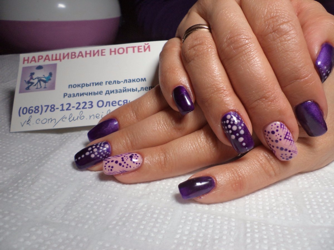 Маникюр шеллак