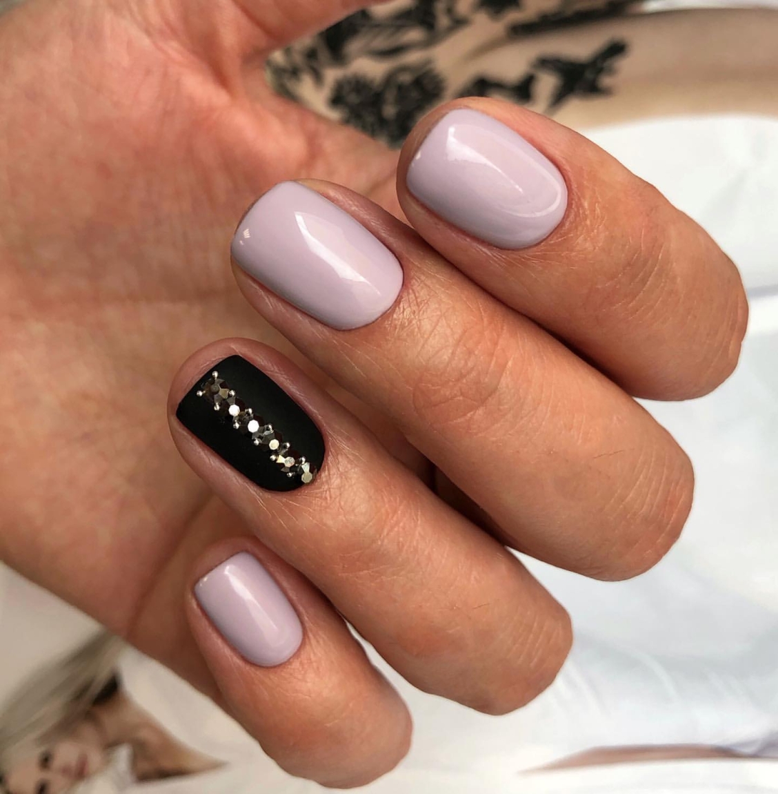 Френч на короткие ногти 2021 элегантно