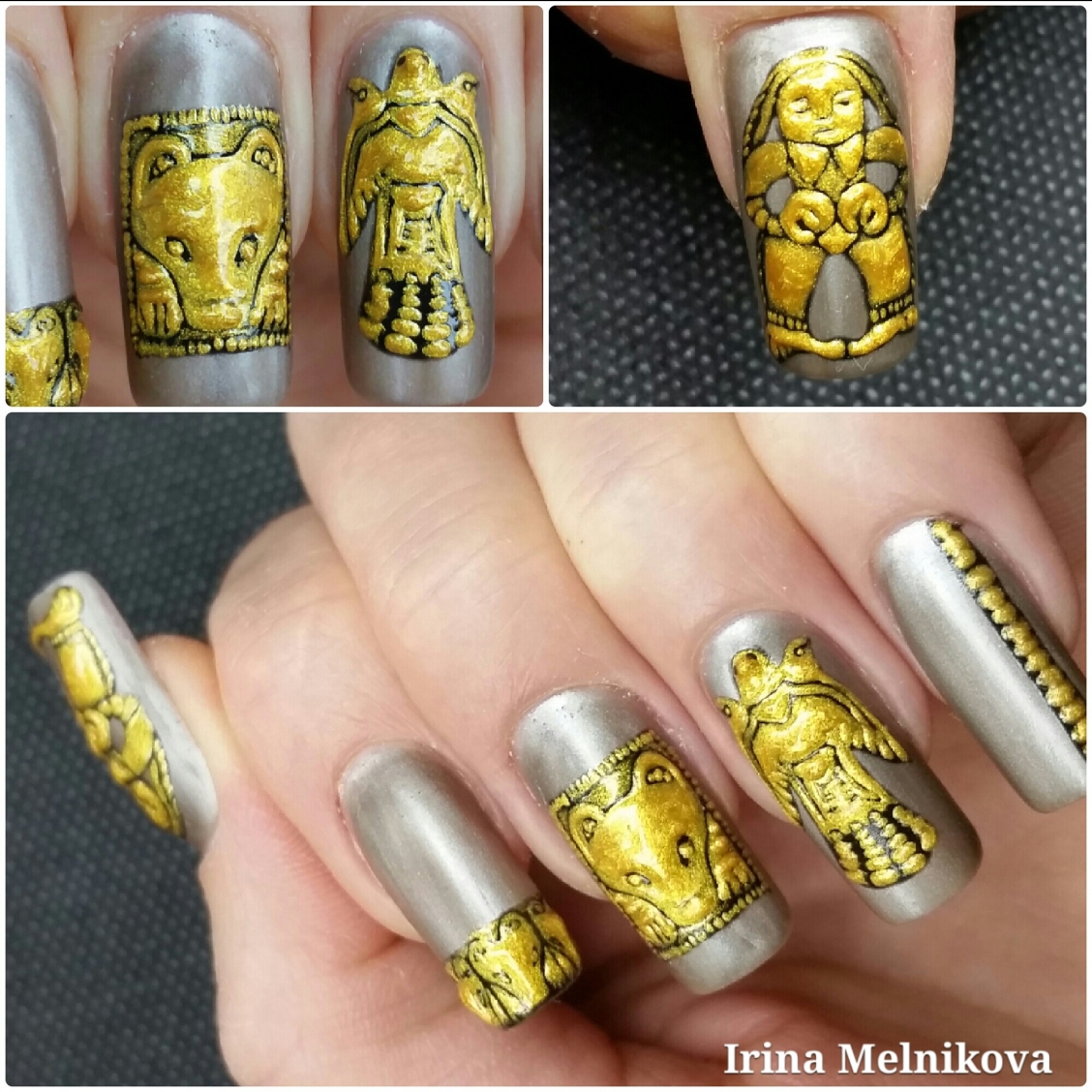Маникюр в зверином стиле