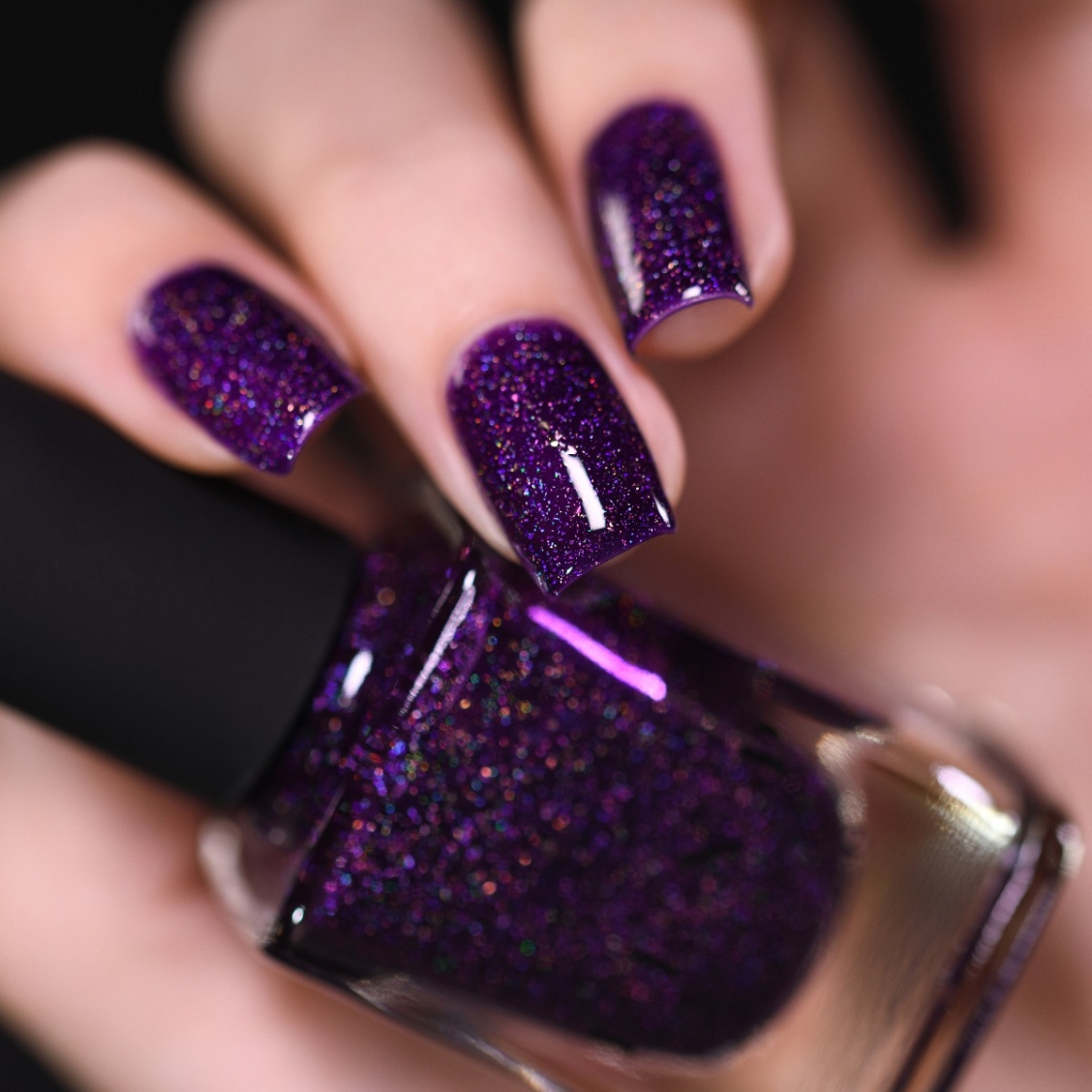Голографический лак ILNP бордо