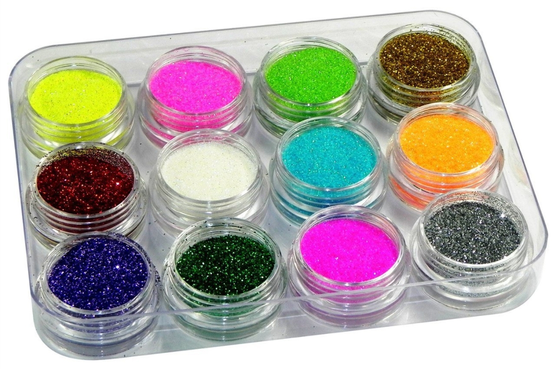 Queridos glitters глиттергель. Блёстки для лица и тела. Цвет "Silver Mix"