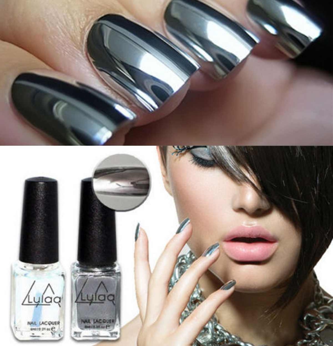 Гель лак хром LULAA