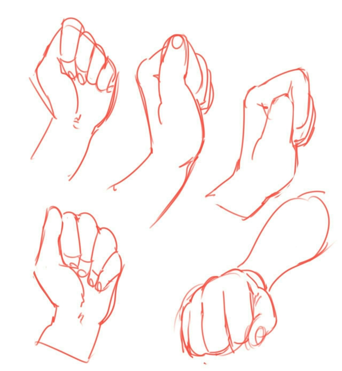 Уроки рисования рук аниме