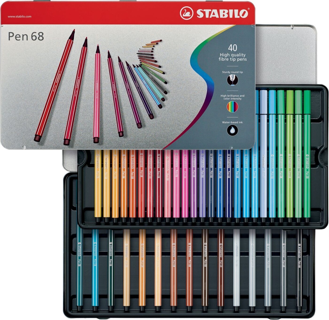 Фломастеры "Pen 68", 50 цветов