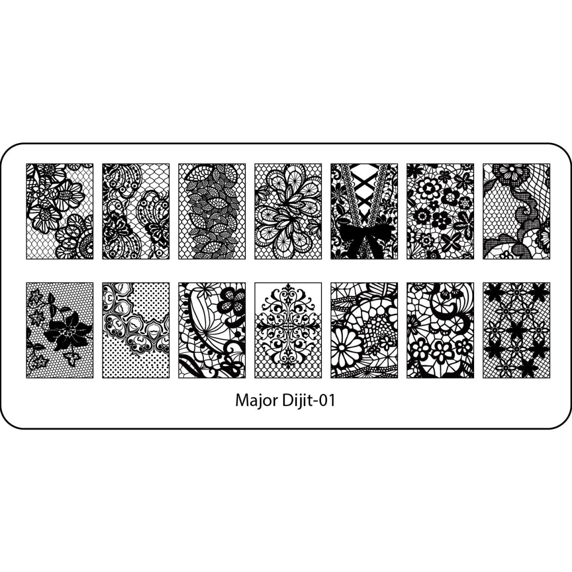 Planet Nails пластина для Stamping Nail Art 23088-13