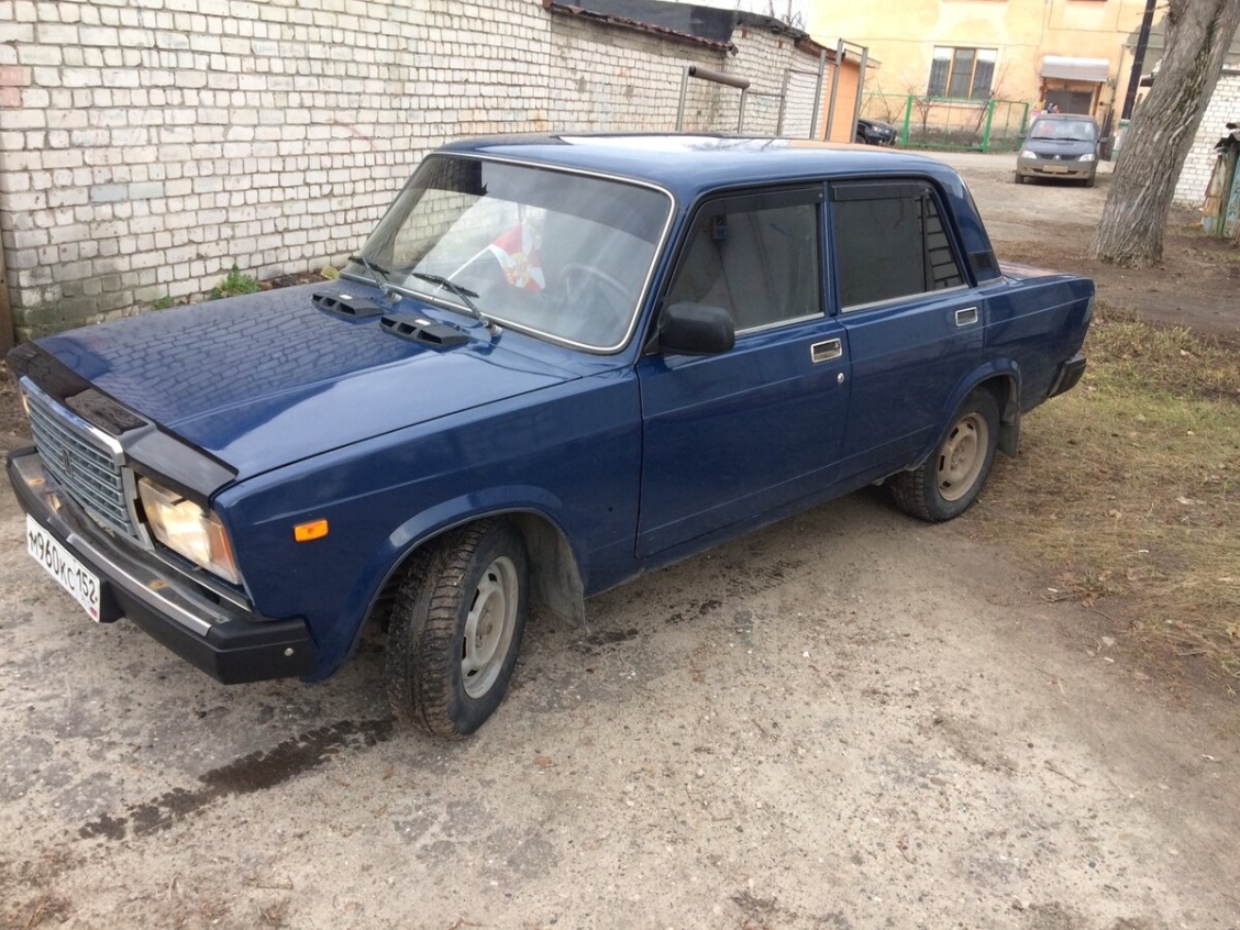 ВАЗ 2107 2008г синяя