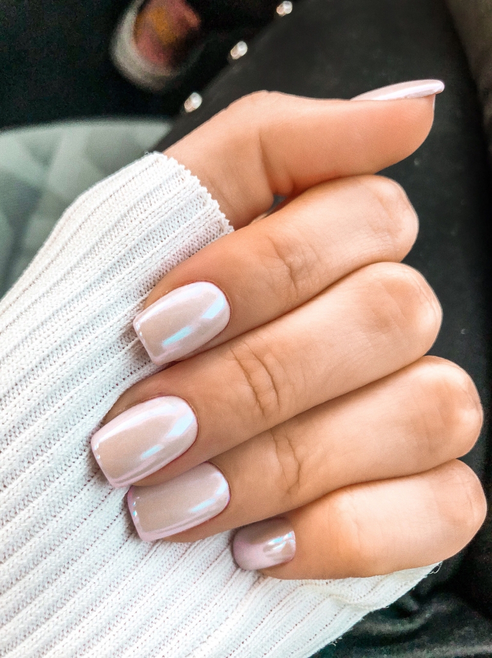 Маникюр с втиркой