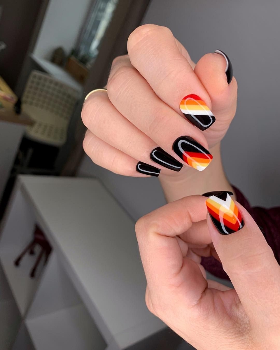 Красивый осенний маникюр