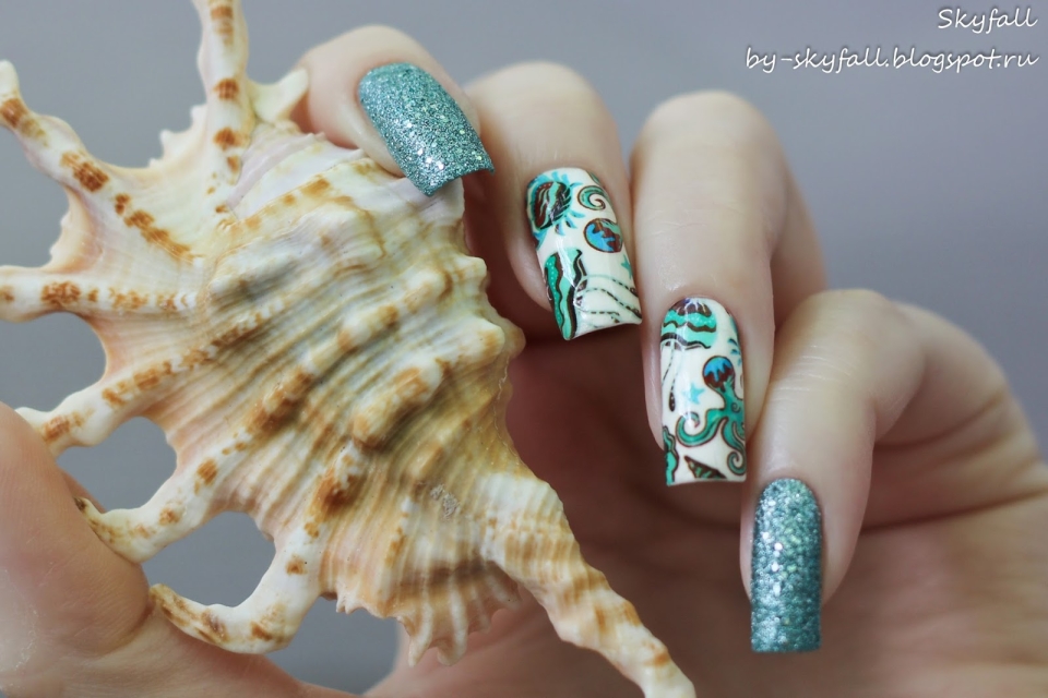 Морские мотивы в маникюре
