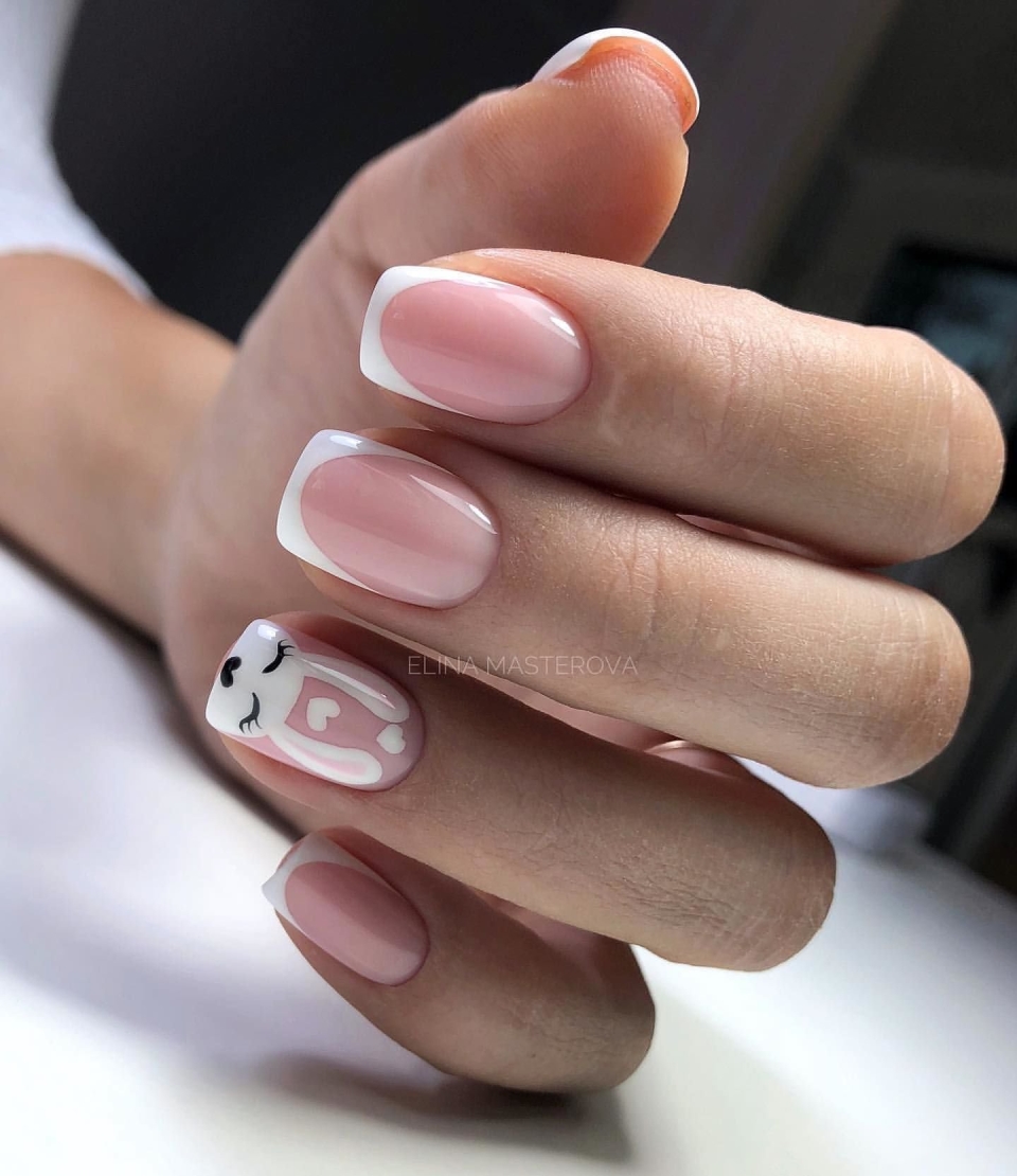 Нежный маникюр