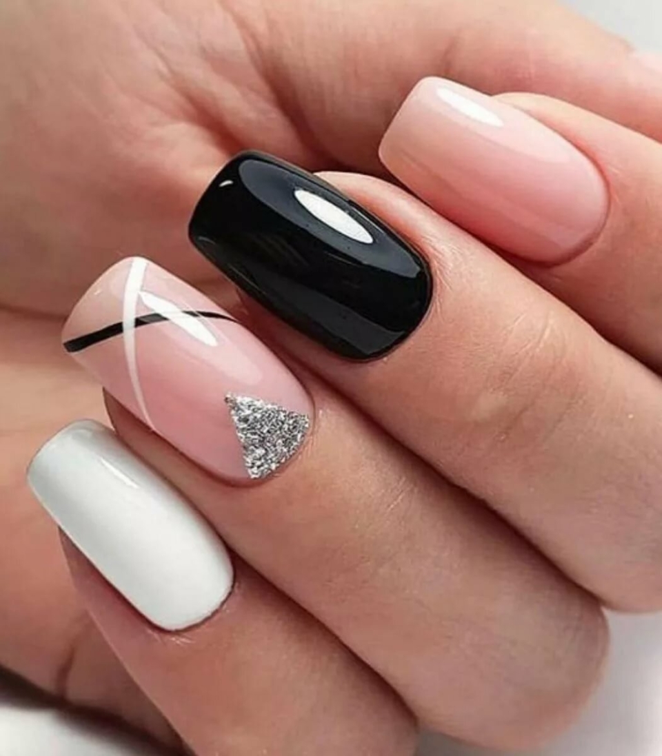 Маникюр на короткие ногти гель лаком