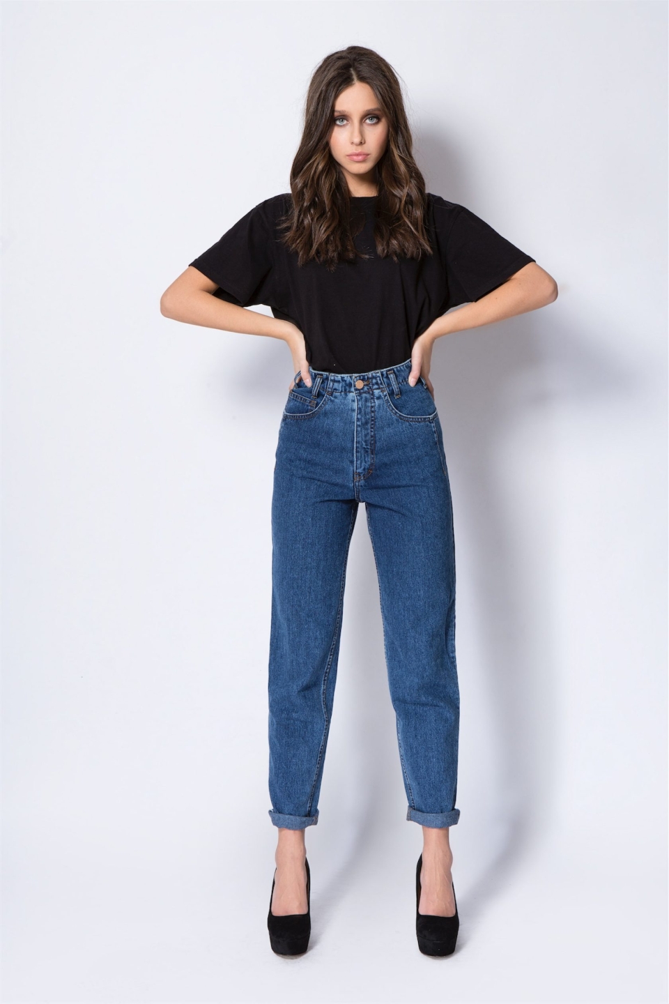 Джинсы mom Topshop