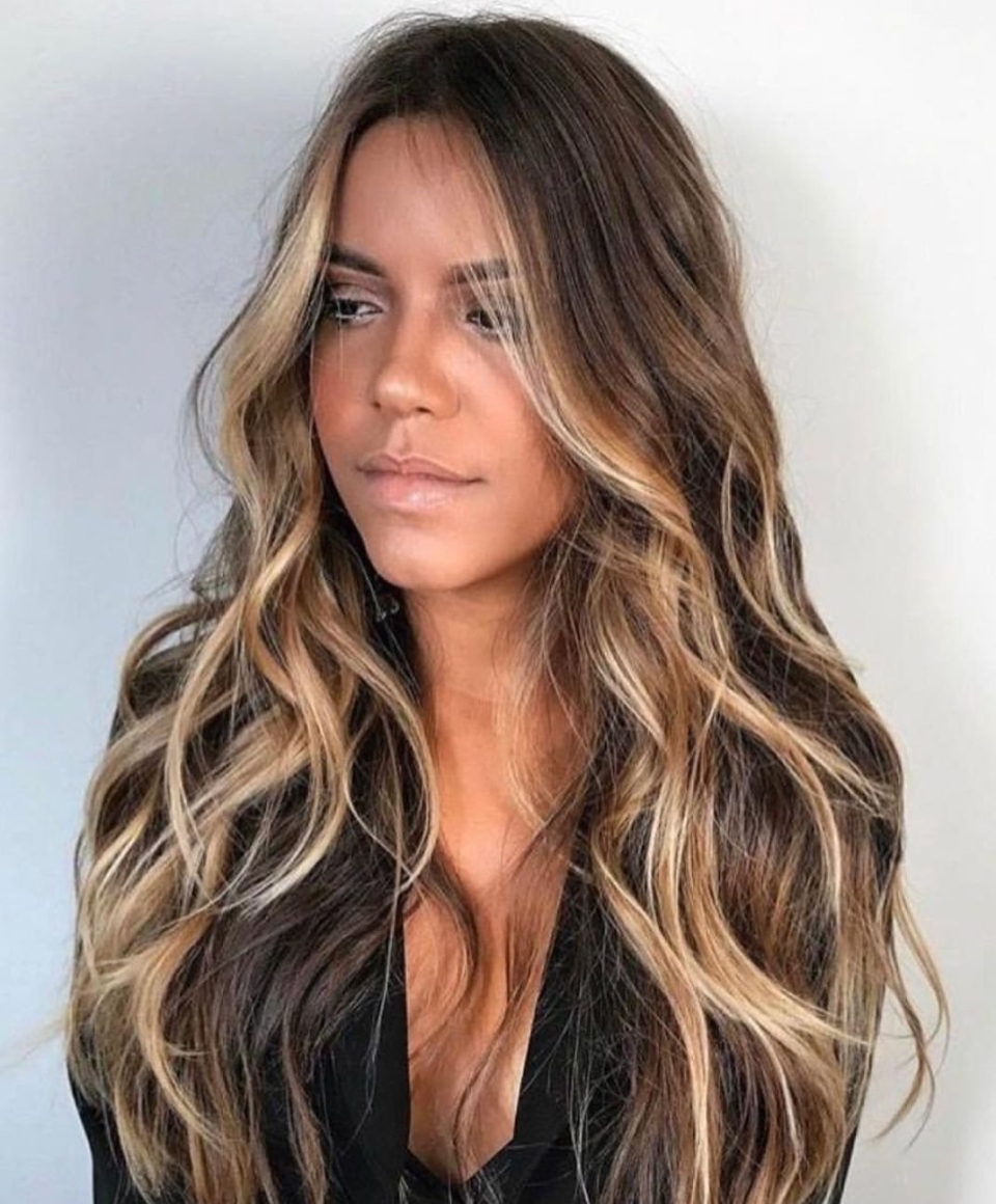 Контуринг балаяж блонд