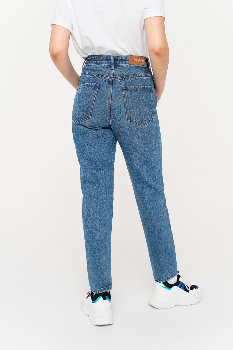 Джинсы Stradivarius mom Slim Fit