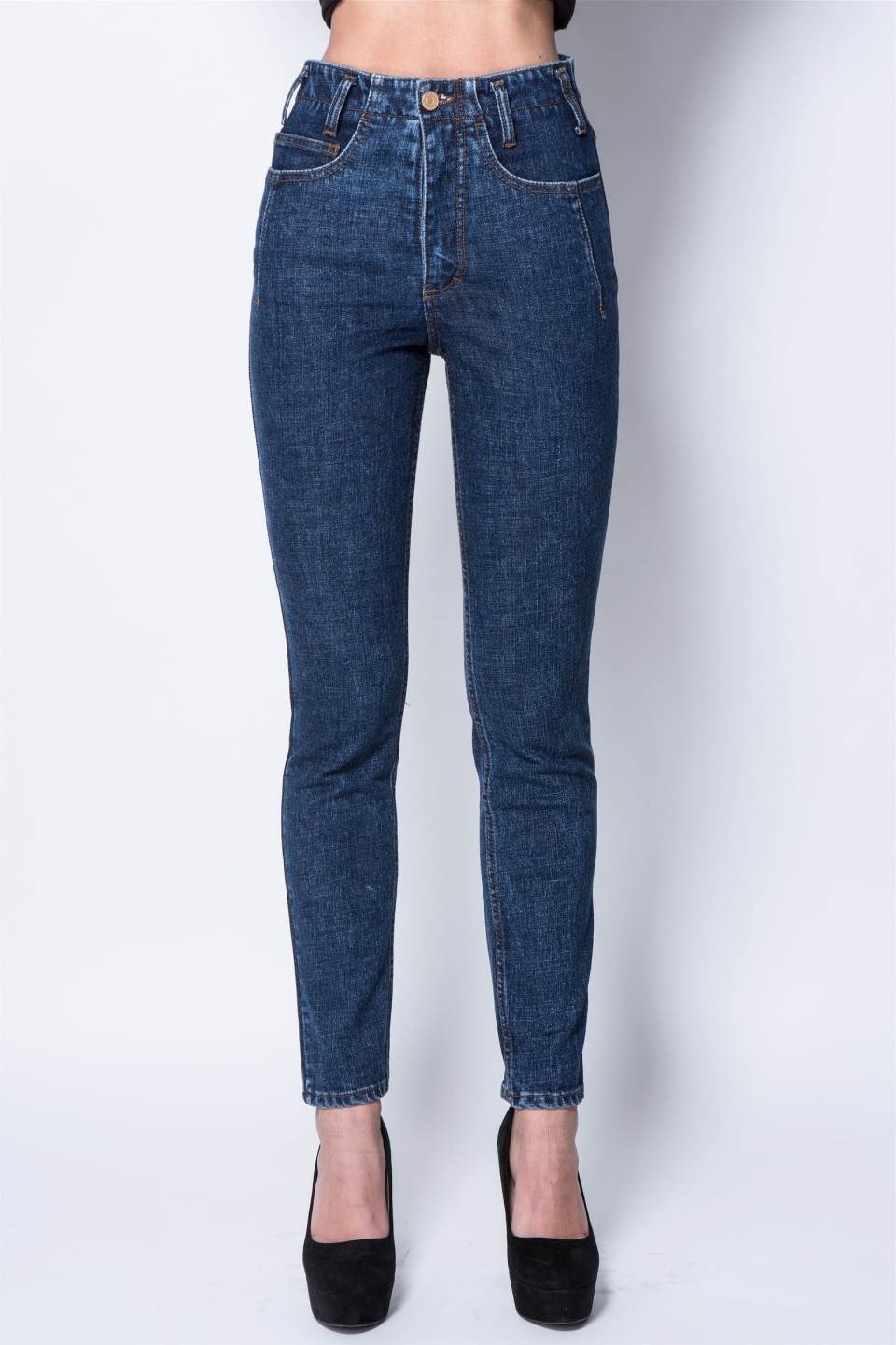 Джинсы mom Fit High Rise clockhouse