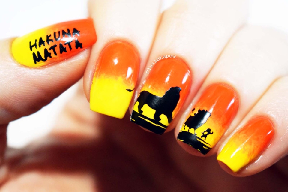 Ногти Hakuna Matata