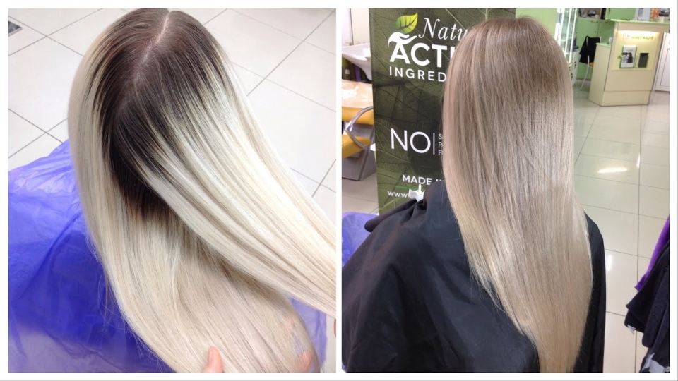 Шатуш на короткие волосы блонд