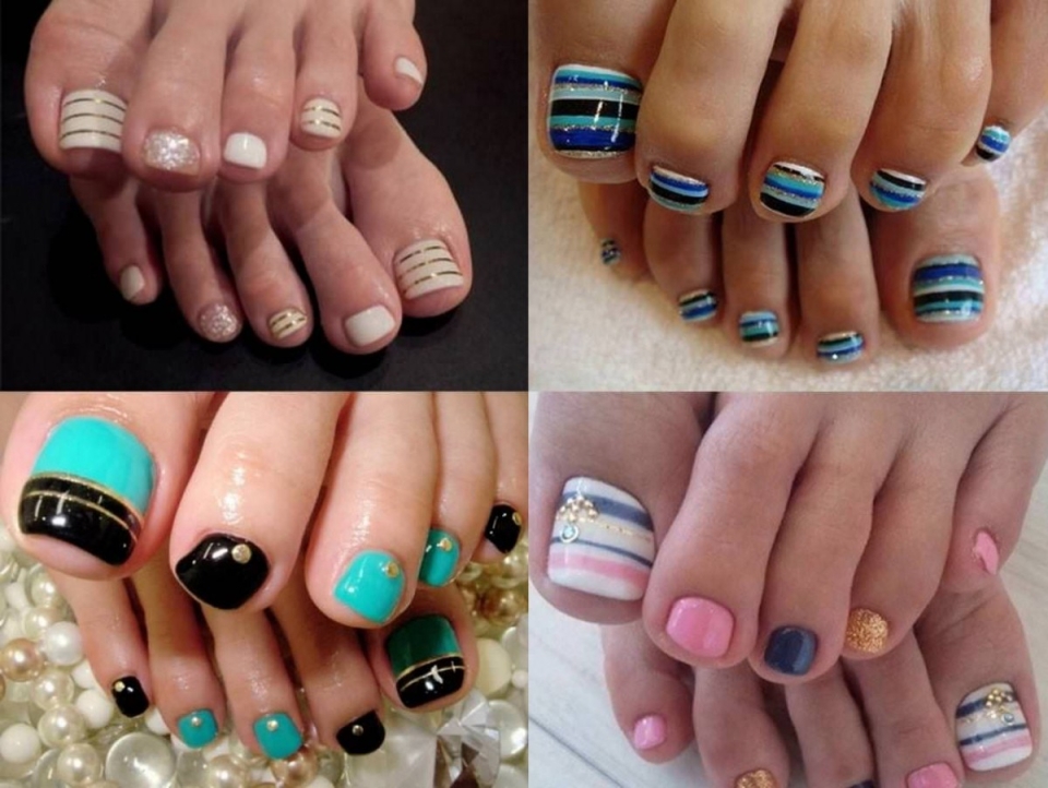 Стильный педикюр