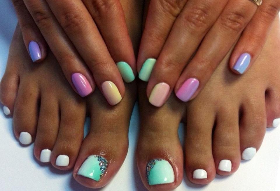 Шикарный педикюр