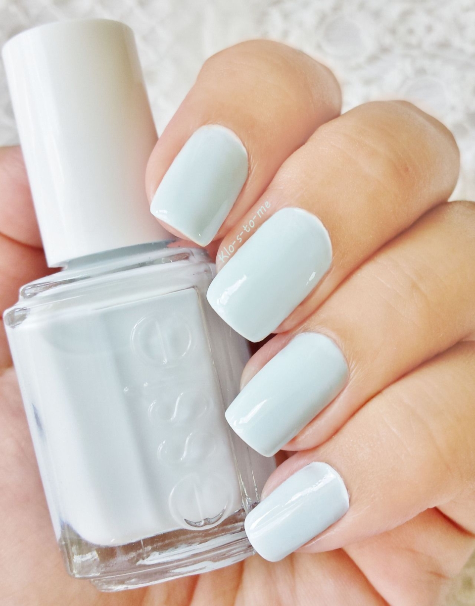 Essie голубые оттенки