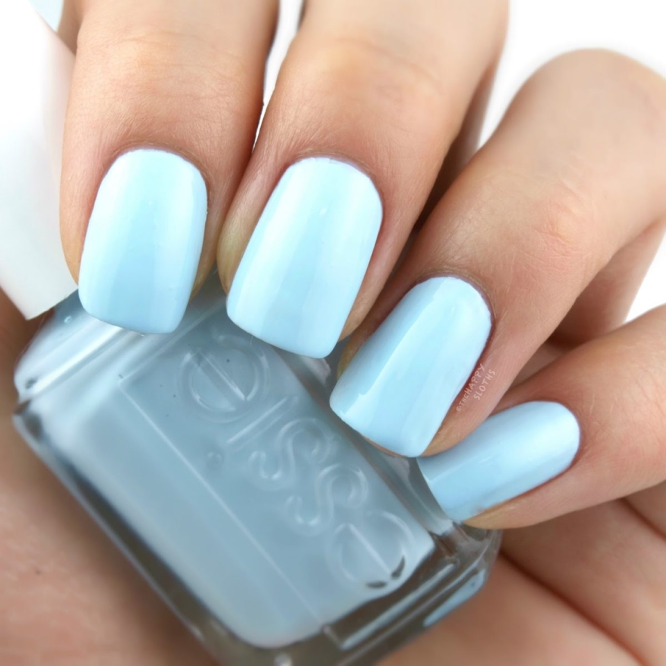 Essie голубые оттенки