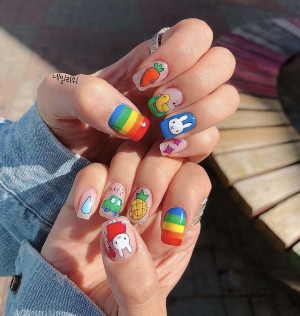 Прикольный маникюр