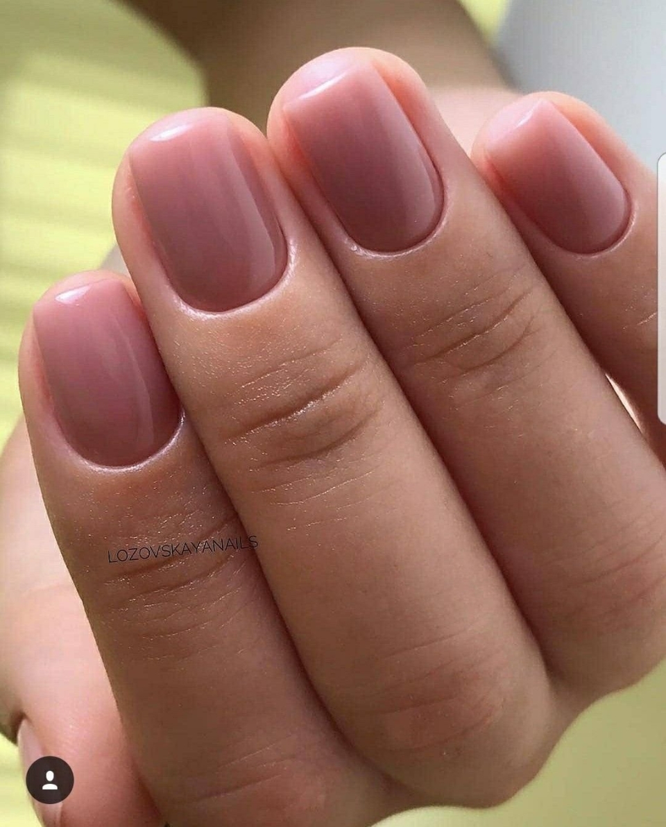Шеллак на короткие ногти