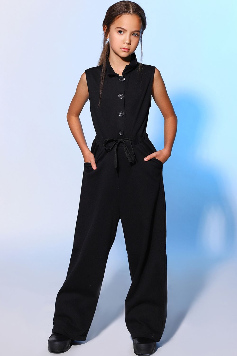 Брючный комбинезон женский Mango черный rn115455