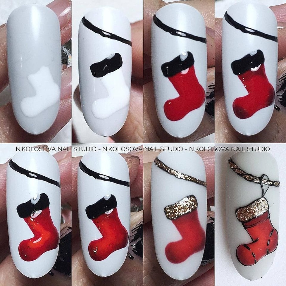 Маникюр с рисунком