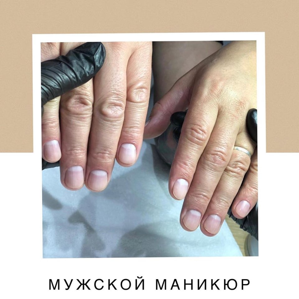Полировка ногтей для мужчин