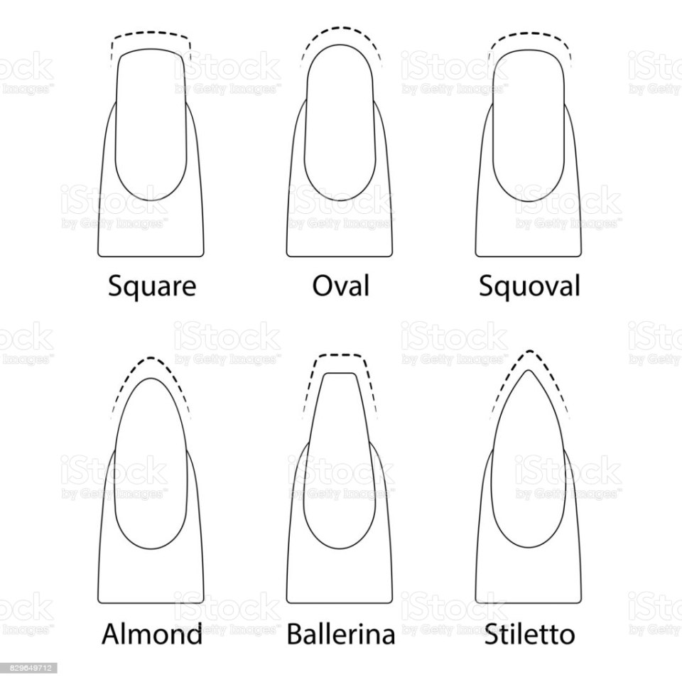 Nail Design Practice Template
