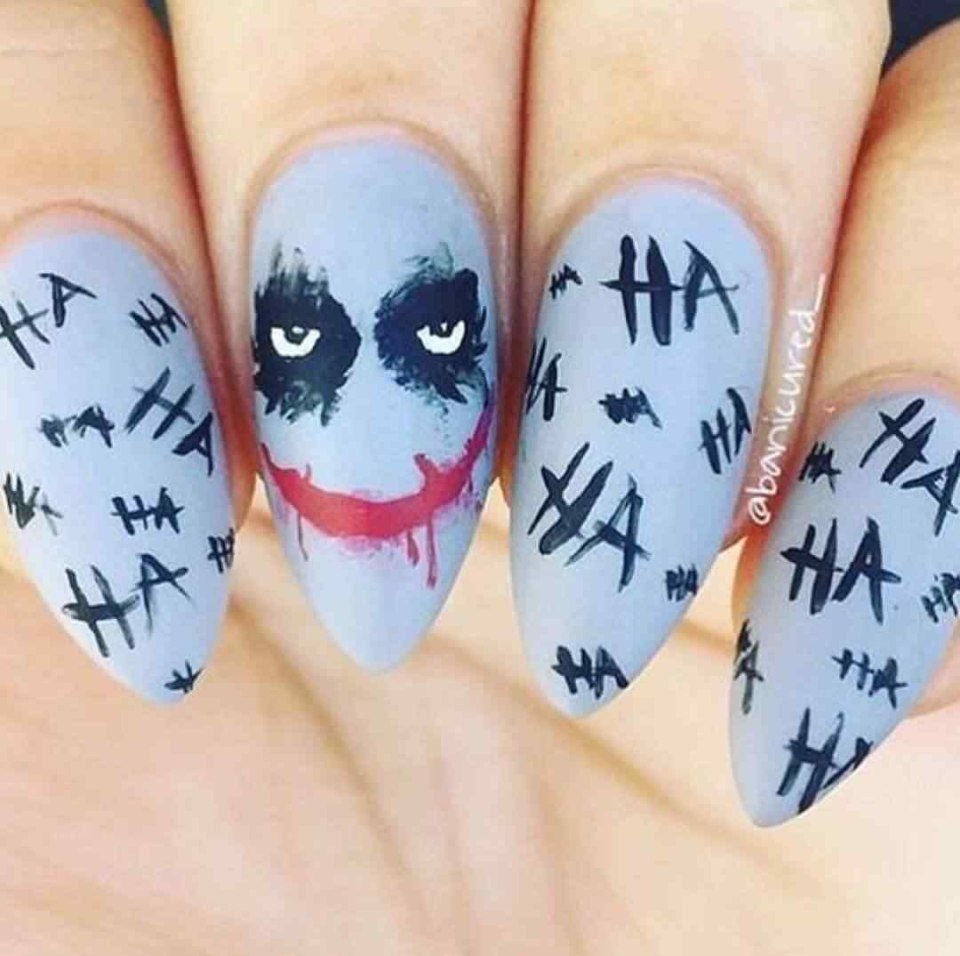 Ногти на Хэллоуин