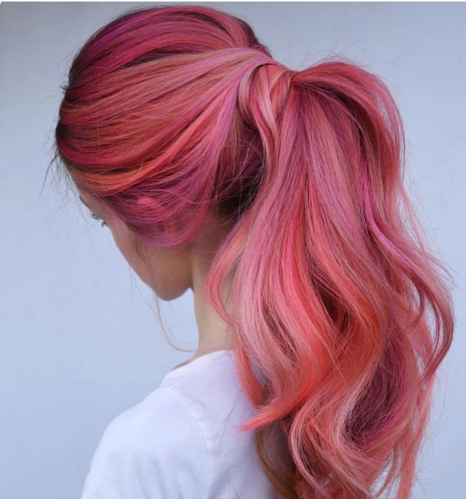 Dip Dye окрашивание
