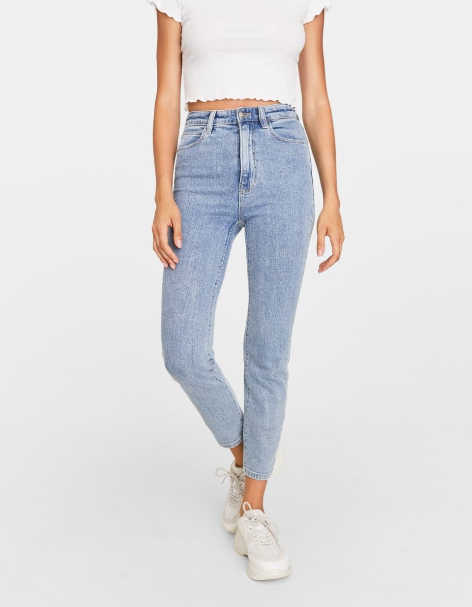 Джинсы mom Slim Fit черные