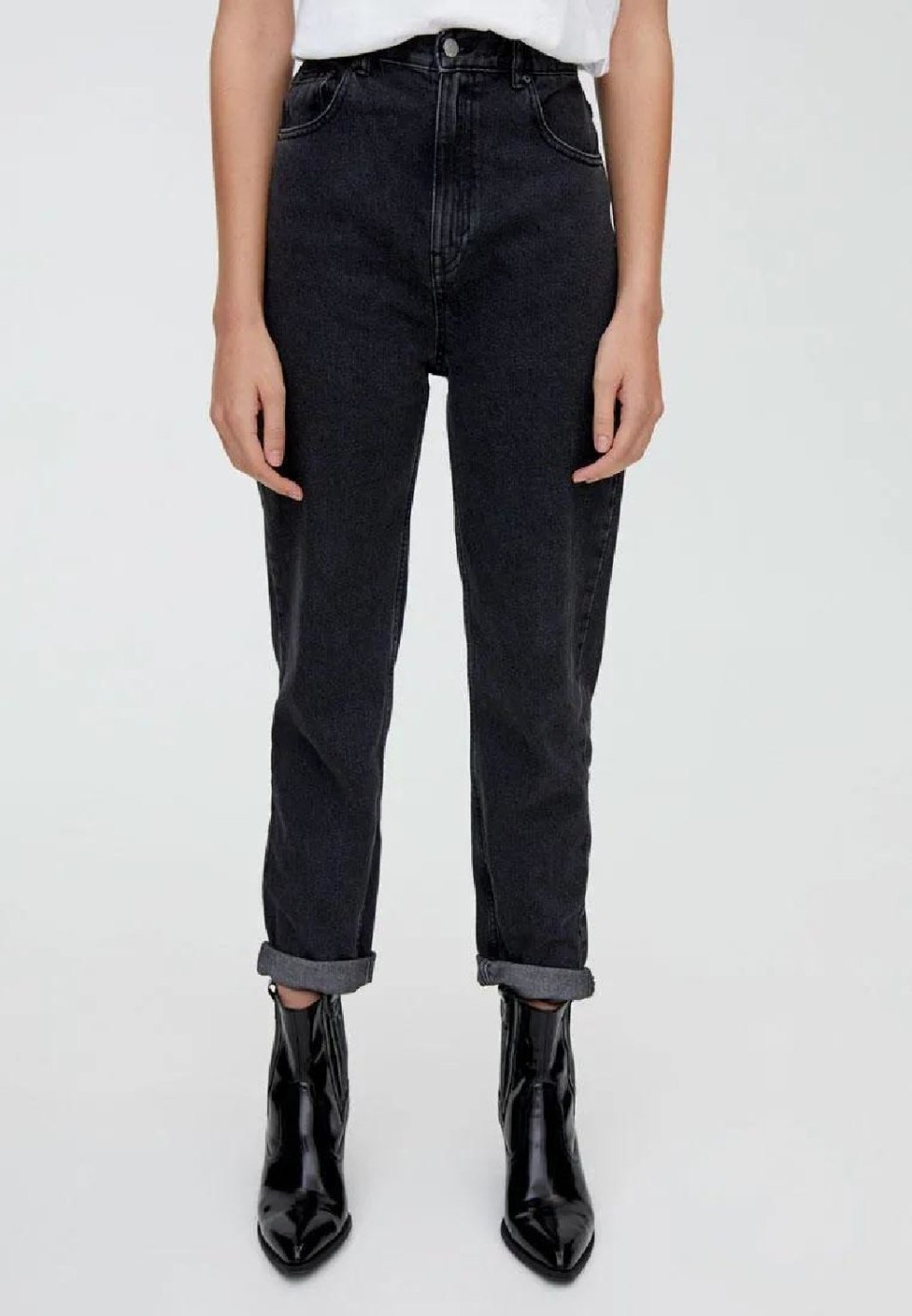 Mom Slim Stradivarius джинсы