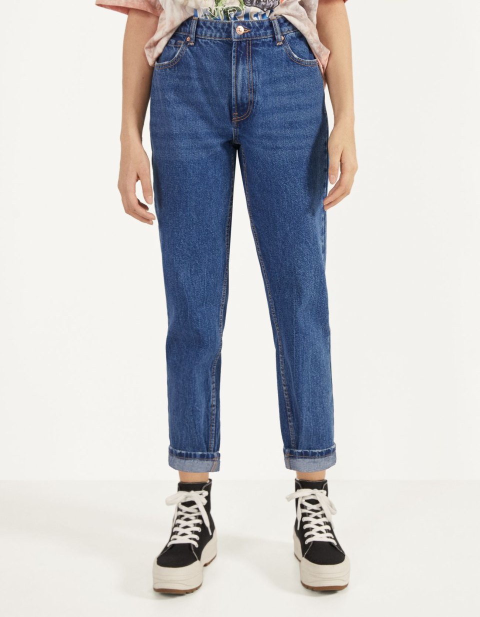 Джинсы High Rise mom Fit