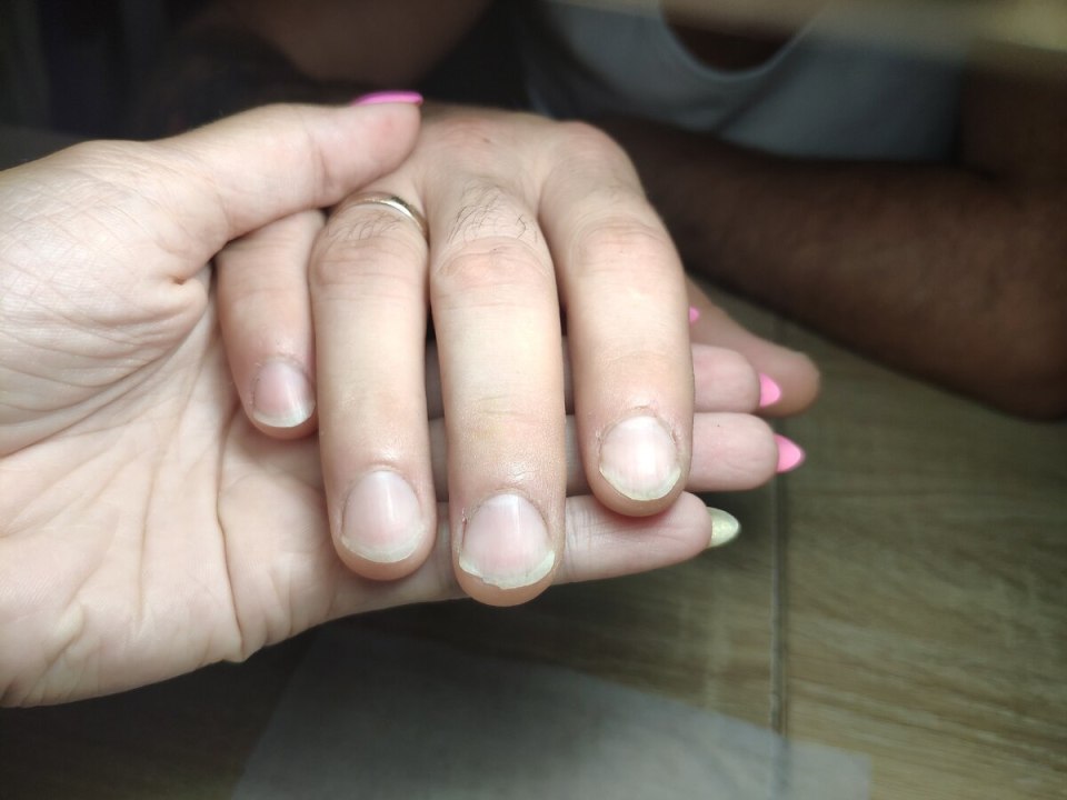 Мужской маникюр огонь