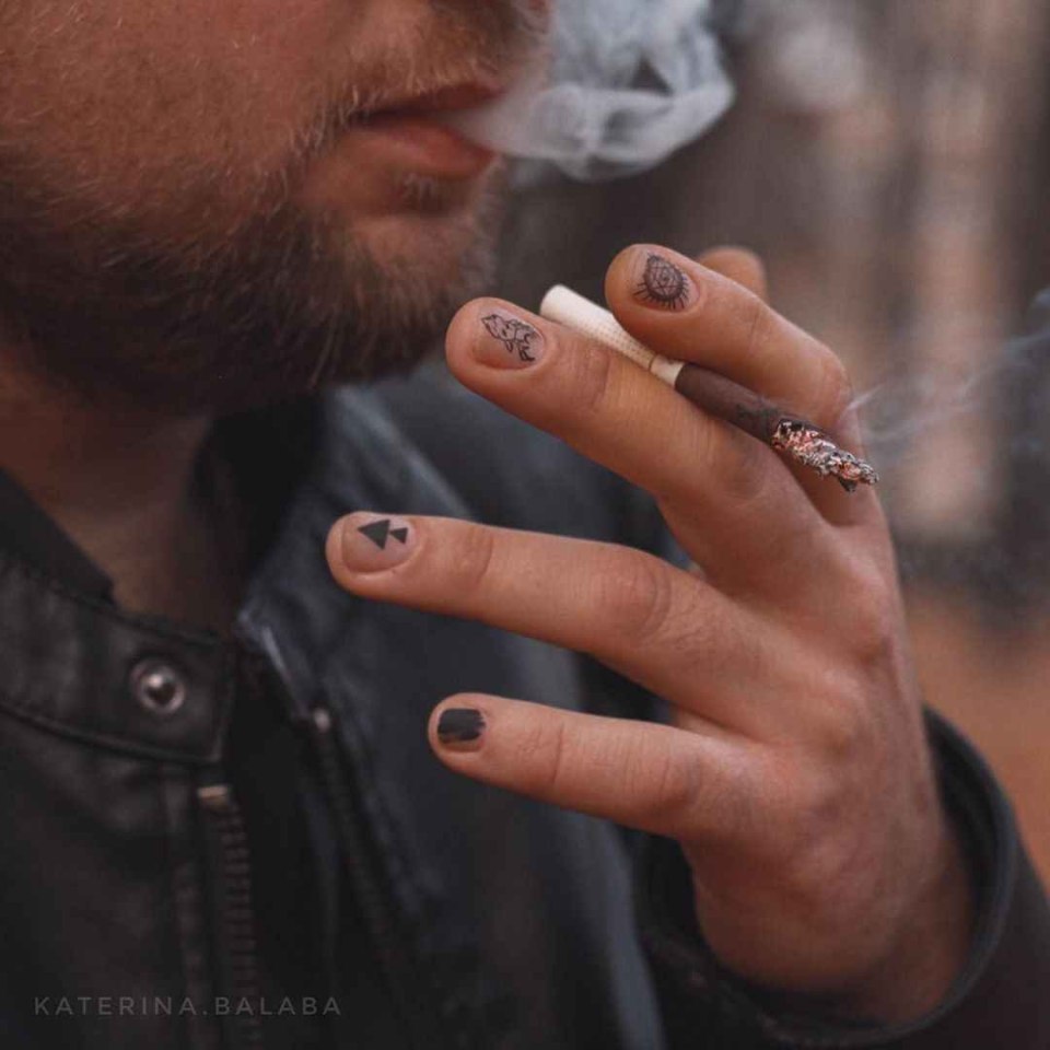 Педикюр длинные ногти