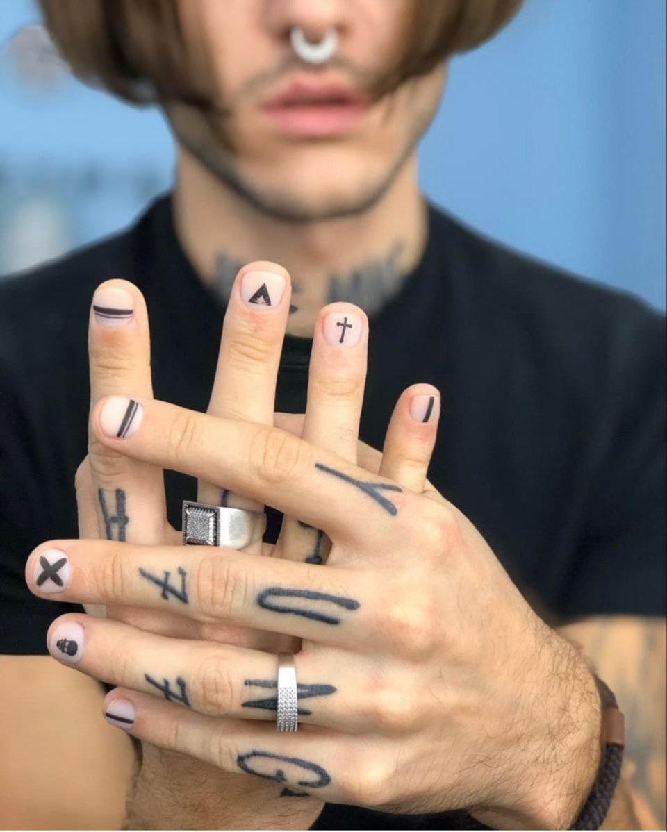 Мужской маникюр и педикюр