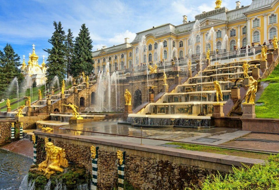 Фонтаны Санкт-Петербурга Петергоф