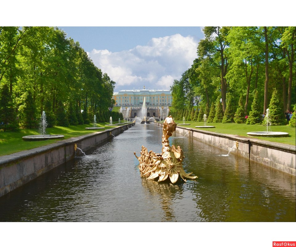 Петергоф Нижний парк выход