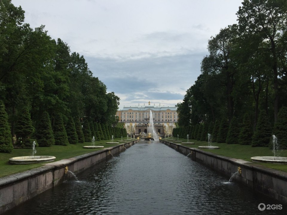 Пушкин в Петергофе