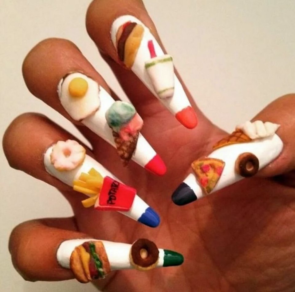 Милые ногти длинные